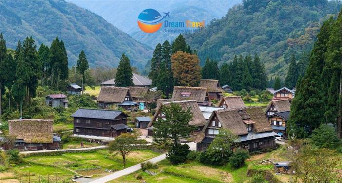 [HCM] Tour Nhật Bản 6N6Đ: Cung Đường Làng Cổ Shirakawago Mùa Hè